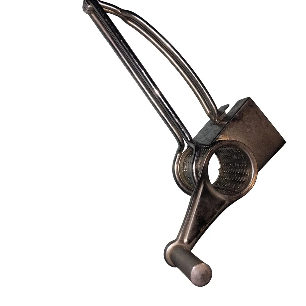Cuisipro Stainless Steel Rotary Cheese Grater Manual Hand Crank Kitchen Tool